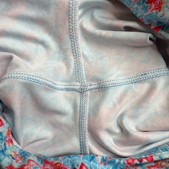 🎯NWOT Wolven Amalfi Flare Blue Pink Size XSP - Picture 10 of 14